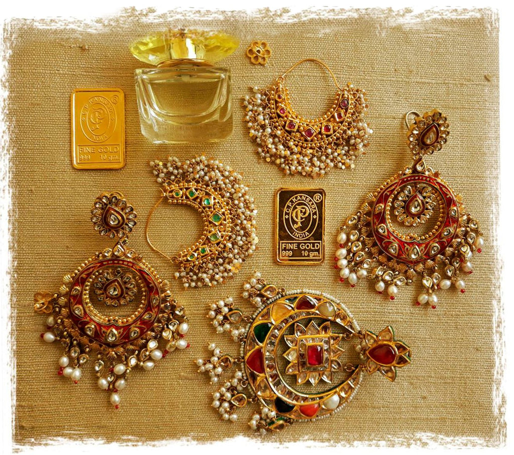Amazon.com: Sasha Indian Golden & Green Color Stone Rajasthani Upper Arm  Bangle Bracelet Bollywood Faux Pearl Bajuband for Women/Girls Wedding:  Clothing, Shoes & Jewelry